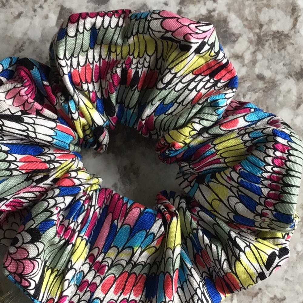 Colorful abstract hair scrunchie scrunchies Vsco